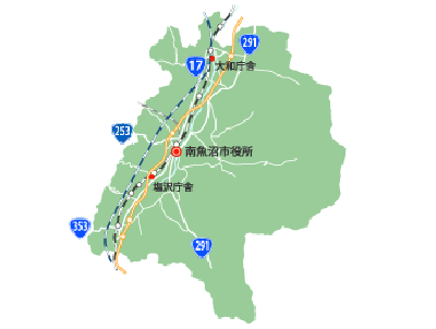 南魚沼市概略図
